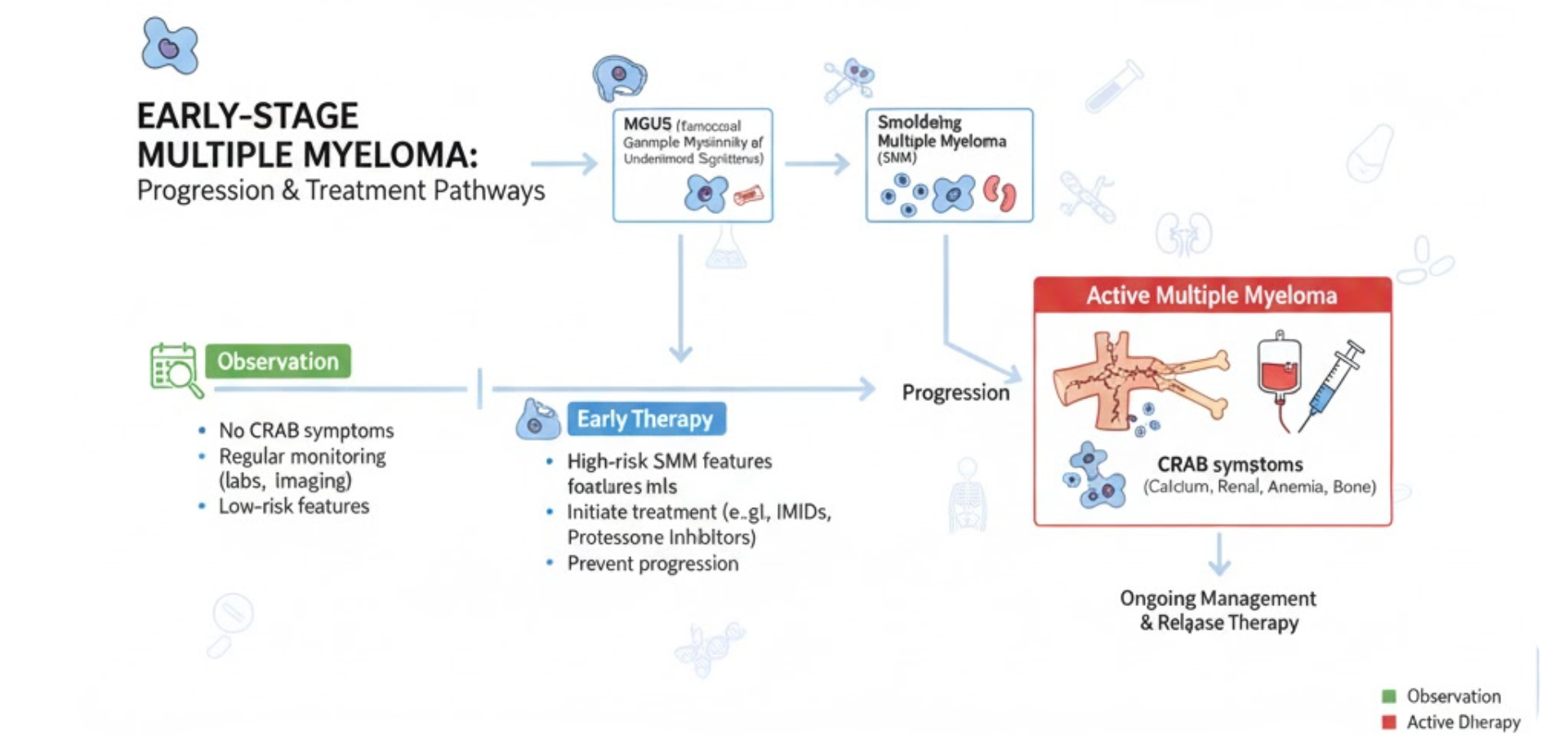 Early treatment comparison for high-risk smoldering myeloma under oncology care in Vadodara